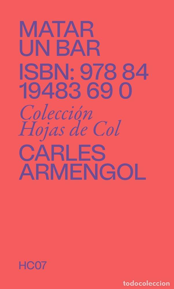 B&uuml;cher: MATAR UN BAR - ARMENGOL, CARLES
