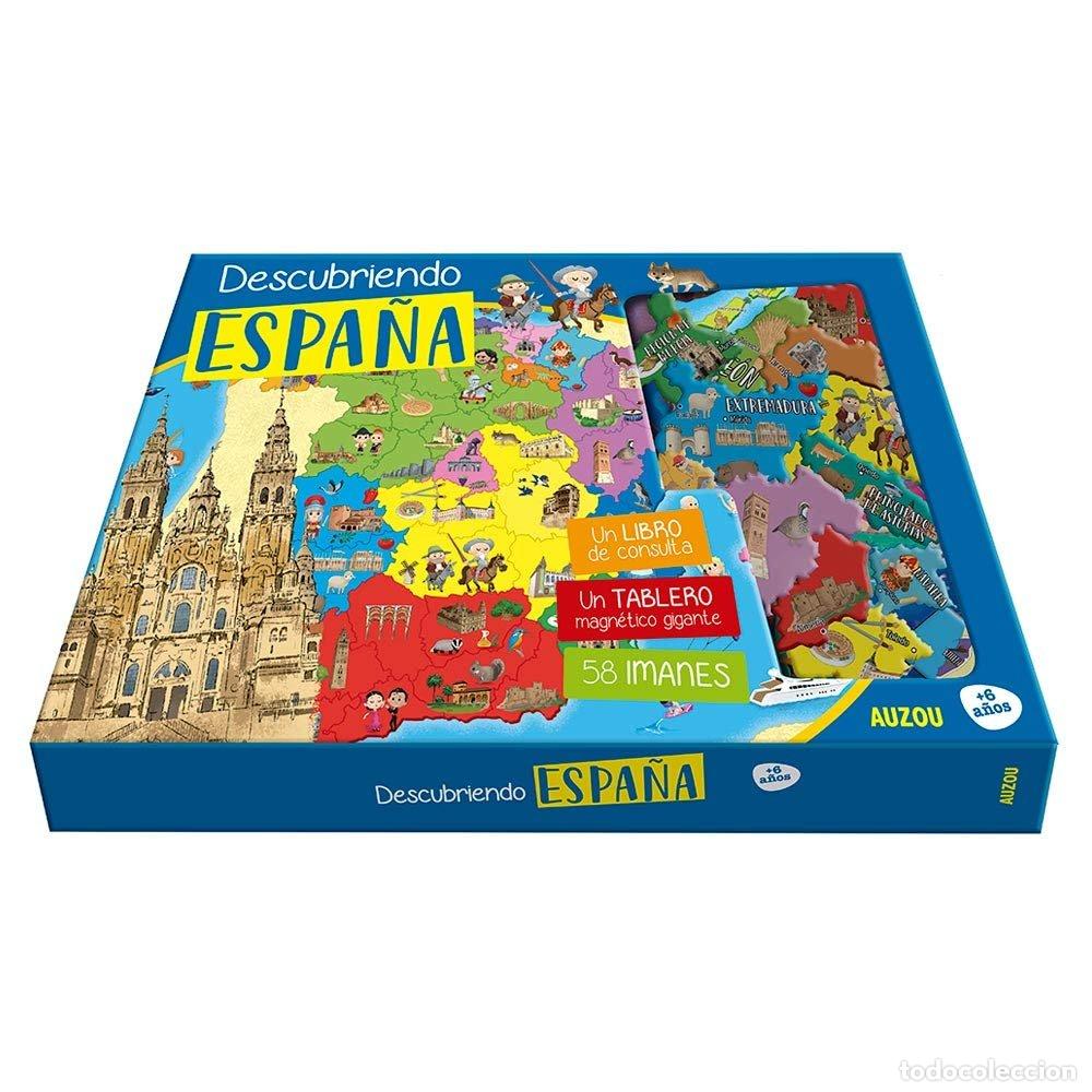 Libros: DESCUBRIENDO ESPA&Ntilde;A ATLAS MAGNETICO - GIL, CARMEN