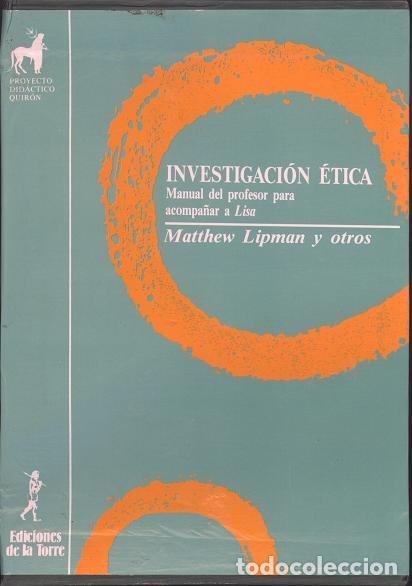 B&uuml;cher: INVESTIGACION ETICA - LIPMAN, MATTHEW