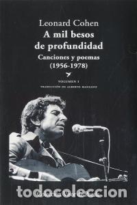 Livros: A MIL BESOS DE PROFUNDIDAD VOL 1 - COHEN, LEONARD