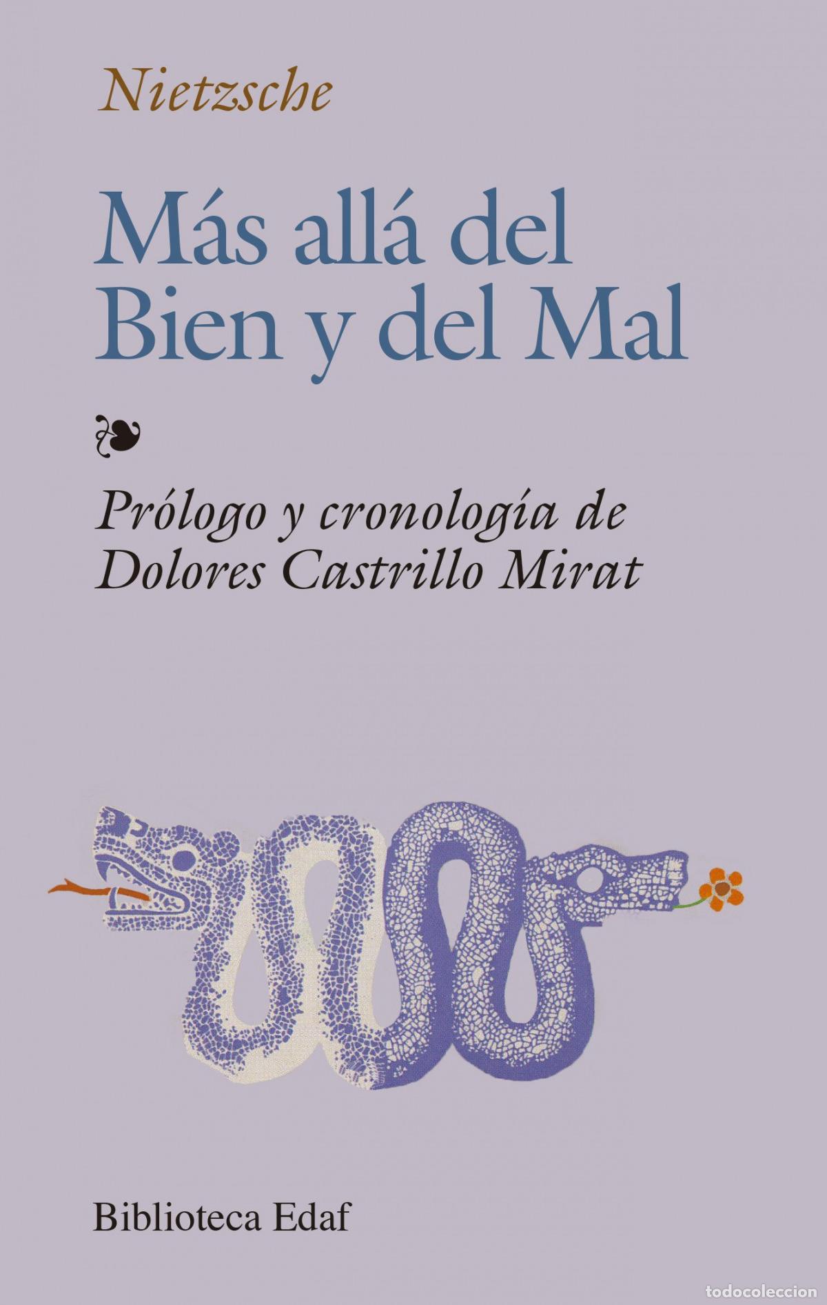 books: MAS ALL&Aacute; DEL BIEN Y DEL MAL - Nietzche