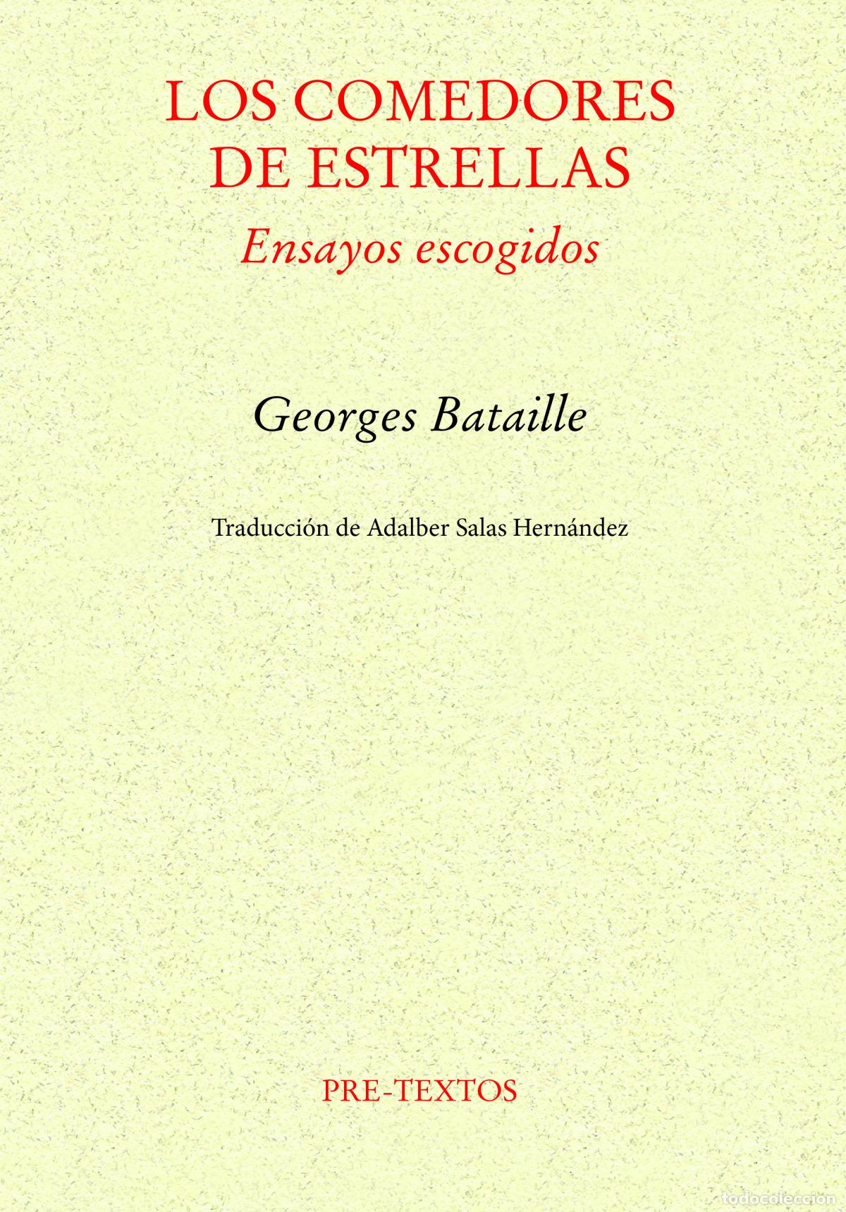 Libri: LOS COMEDORES DE ESTRELLAS - Bataille, Georges