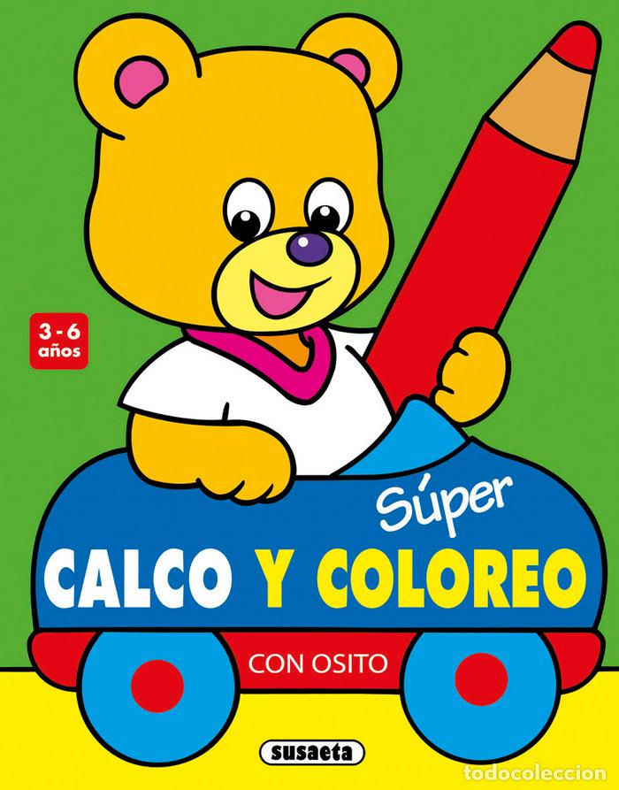 Libri: SUPER CALCO Y COLOREO CON OSITO 3 6 A&Ntilde;OS - BUSQUETS, JORDI
