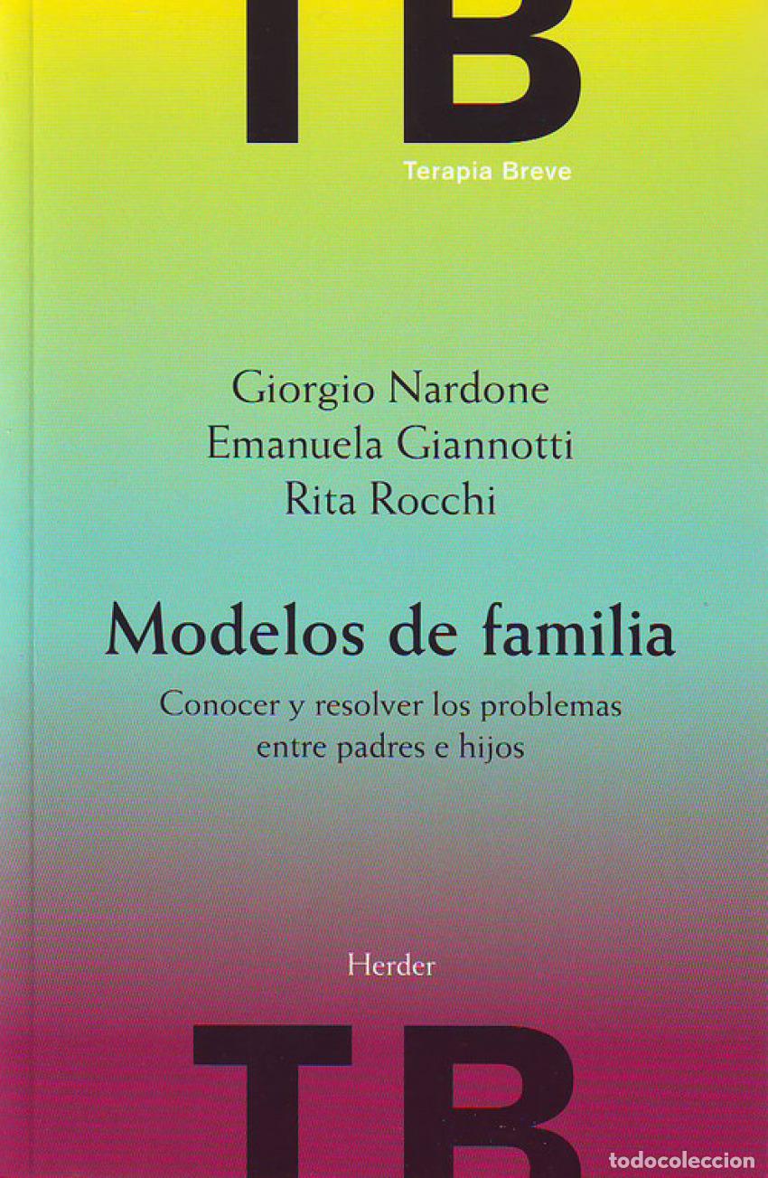 Libri: MODELOS DE FAMILIA - Nardone, Giorgio