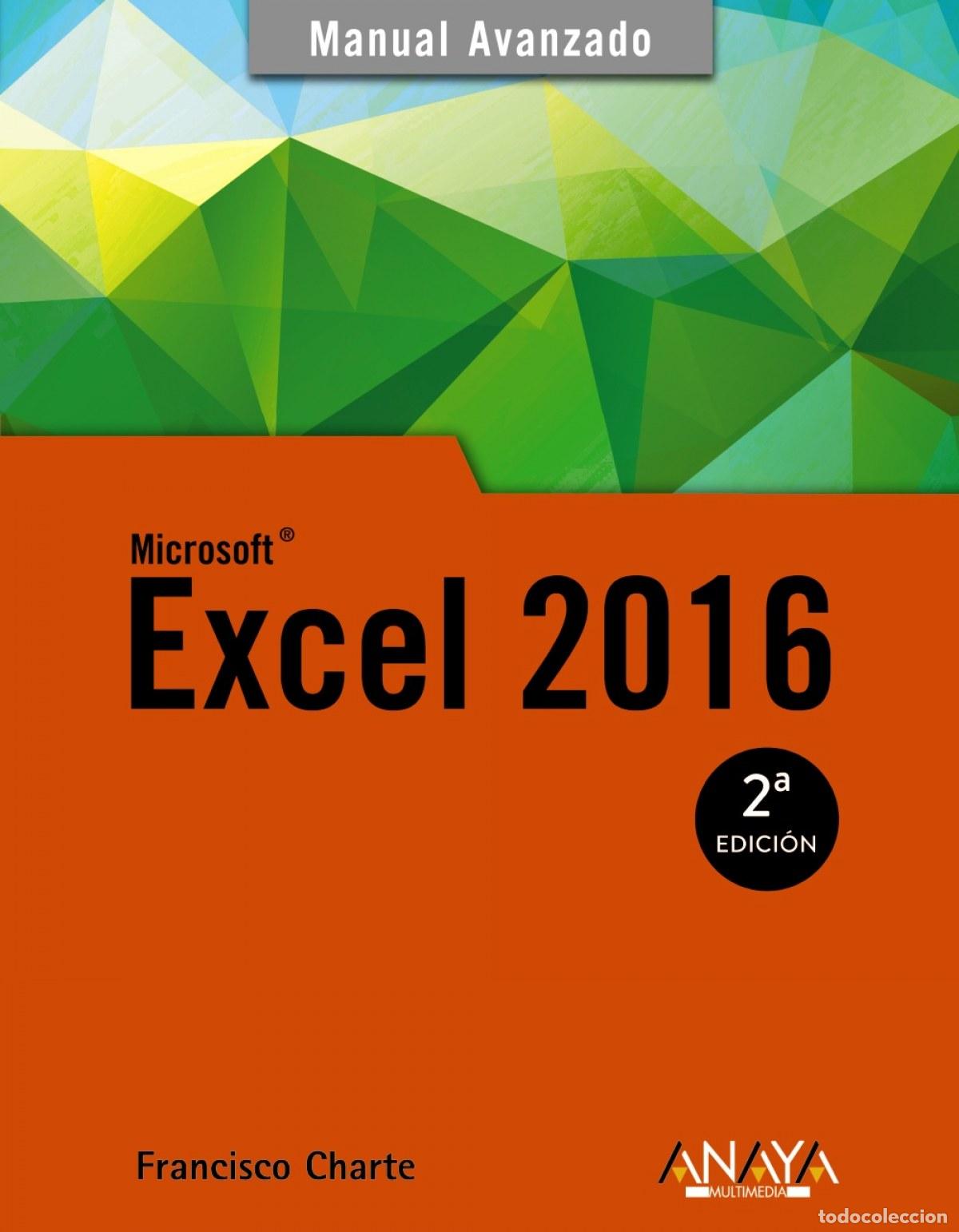 books: EXCEL 2016 - CHARTE, FRANCISCO