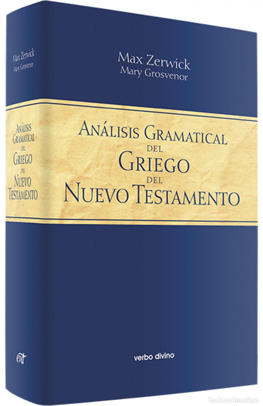 Libros: ANALISIS GRAMATICAL GRIEGO NUEVO TESTAMENTO - Zerwick, Max