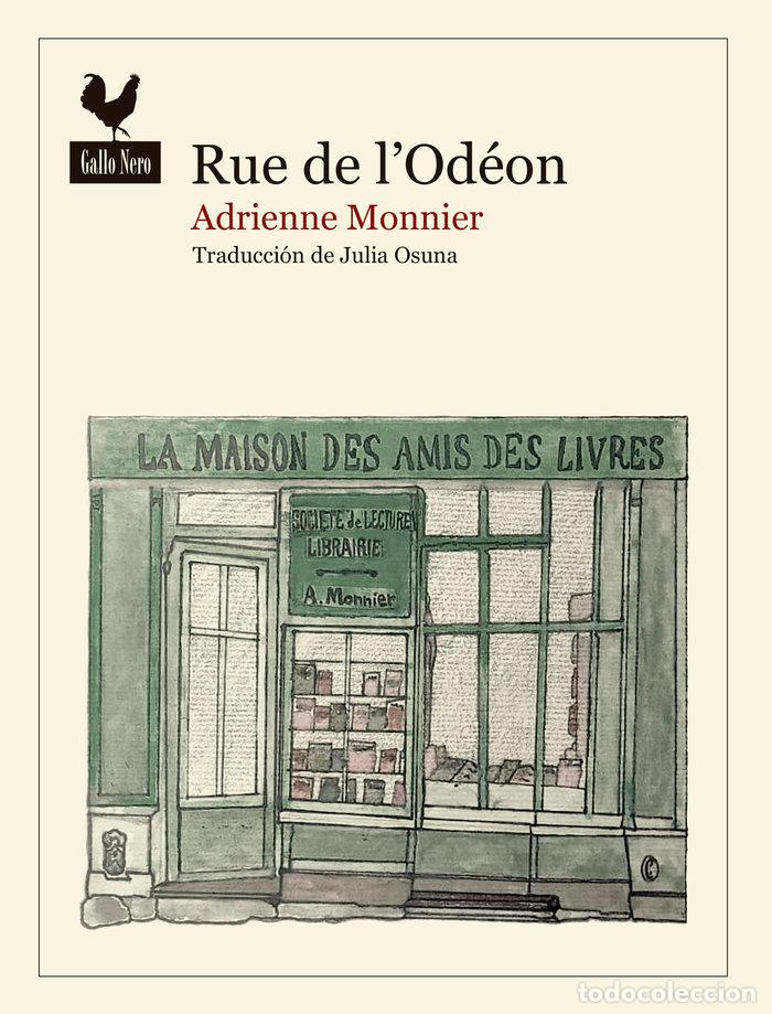 Livros: RUE DE LODEON - MONNIER, ADRIENNE