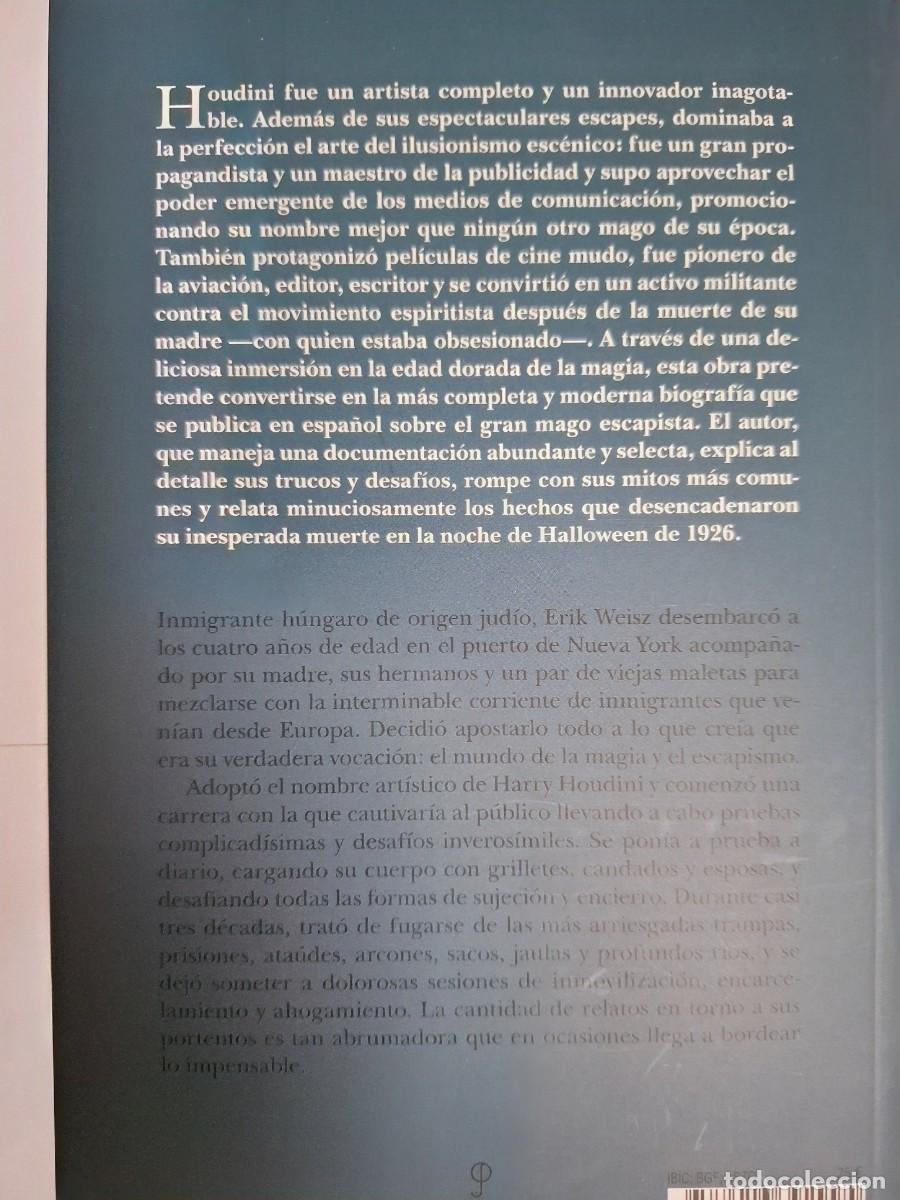 Libros: EDUARDO CAAMA&Ntilde;O: HOUDINI - Foto 2