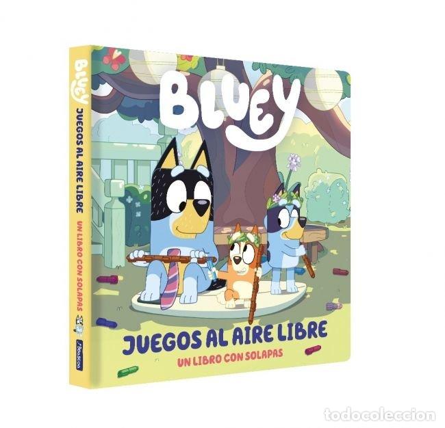 Libri: BLUEY LIBRO DE CARTON CON SOLAPAS JUEGOS AL AIRE LIBRE - BLUEY