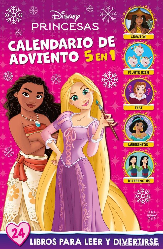 Libri: PRINCESAS CALENDARIO DE ADVIENTO 5 EN 1 - DISNEY