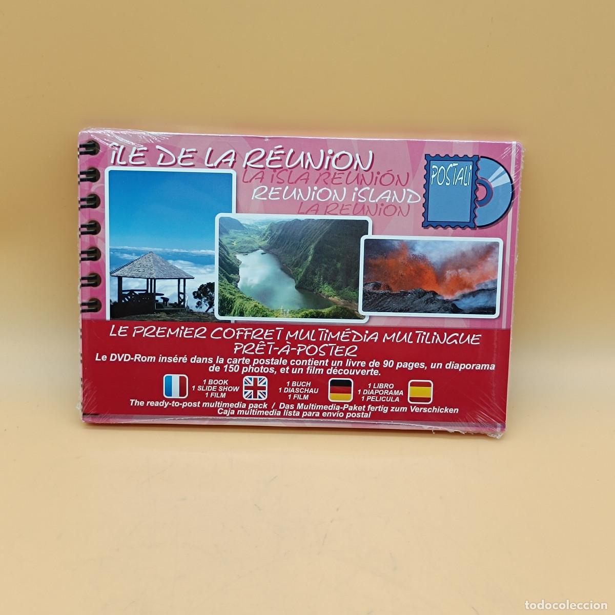 Libri: LIBRO DIORAMA Y PELICULA DE LA ISLA DE LA REUNION EN CD. SIN USO PRECINTADO. MYJ.