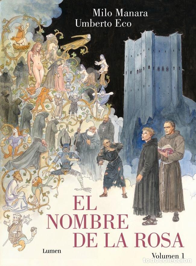 Libros: EL NOMBRE DE LA ROSA LA NOVELA GRAFICA - UMBERTO ECO