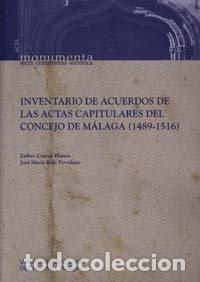 books: INVENTARIO DE ACUERDOS DE ACTAS CAPITULARES DEL CONCEJO DE M - CRUCES BLANCO, ESTHER