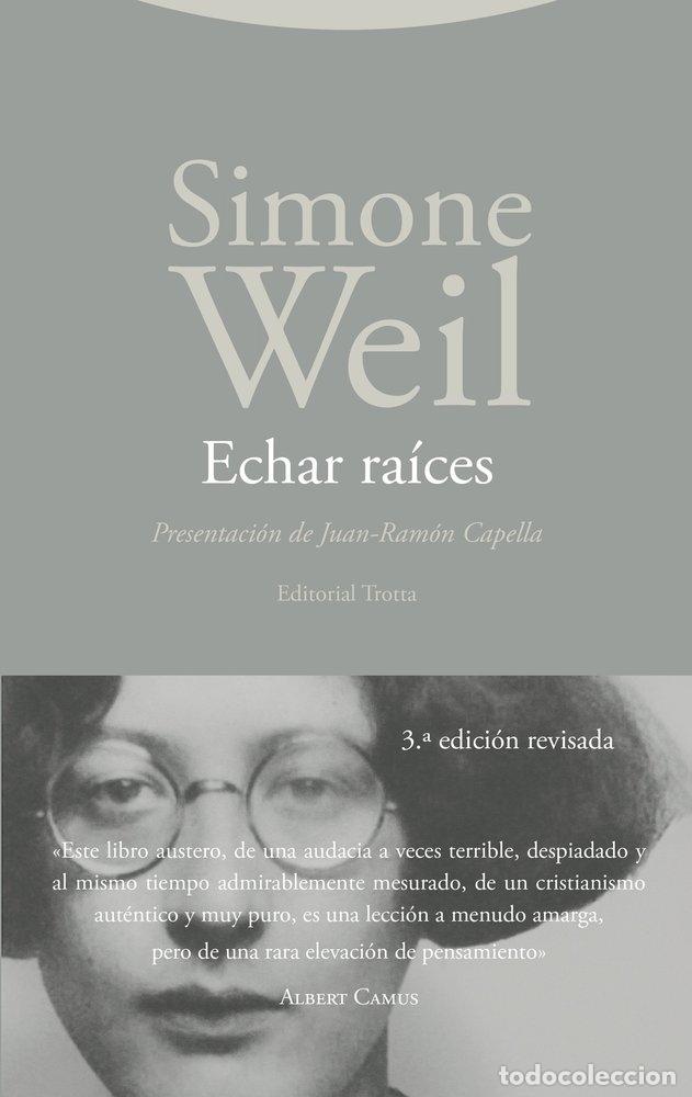 Libros: ECHAR RAICES - WEIL, SIMONE - Foto 1