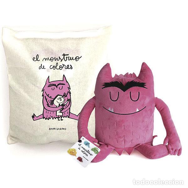 books: MONSTRUO DE COLORES ROSA ENAMORADO PELUCHE 35CM - LLENAS, ANNA