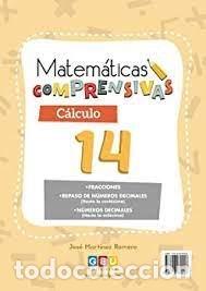 B&uuml;cher: MATEMATICAS COMPRENSIVAS 14 NUMEROS Y CALCULO - AA.VV