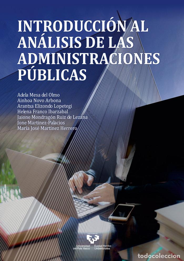 Livros: INTRODUCCION AL ANALISIS DE LAS ADMINISTRACIONES PUBLICAS - MESA DEL OLMO, ADELA