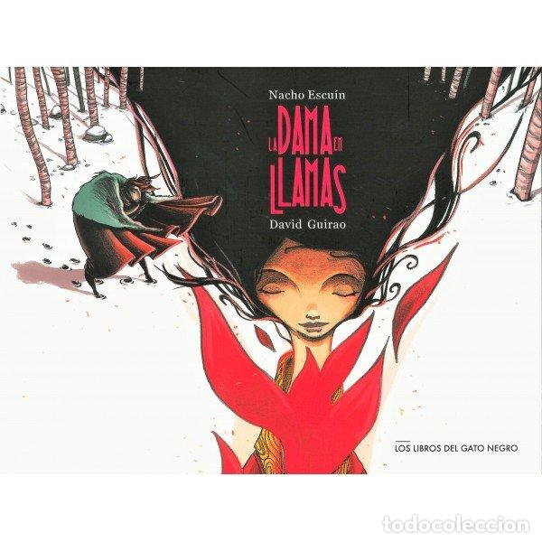 books: DAMA EN LLAMAS,LA - ESCUIN, NACHO