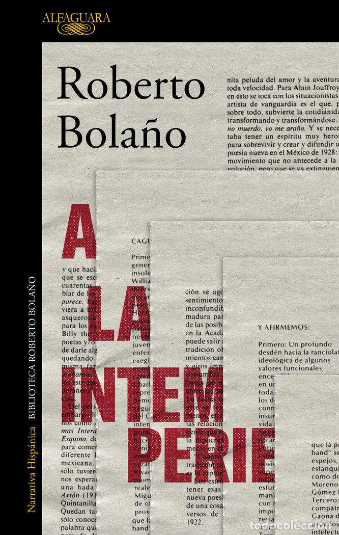 books: A LA INTEMPERIE - BOLA&Ntilde;O, ROBERTO