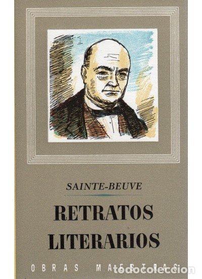 books: RETRATOS LITERARIOS - SAINTE BOUVE