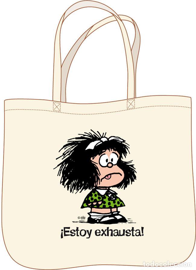 Libros: BOLSA MAFALDA TOTE BAG ESTOY EXHAUSTA - QUINO