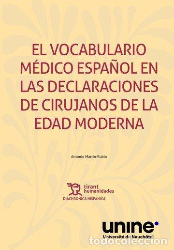 Libros: VOCABULARIO MEDICO ESPA&Ntilde;OL EN LAS DECLARACIONES DE CIRUJANOS - MARTIN RUBIO, ANTONIO