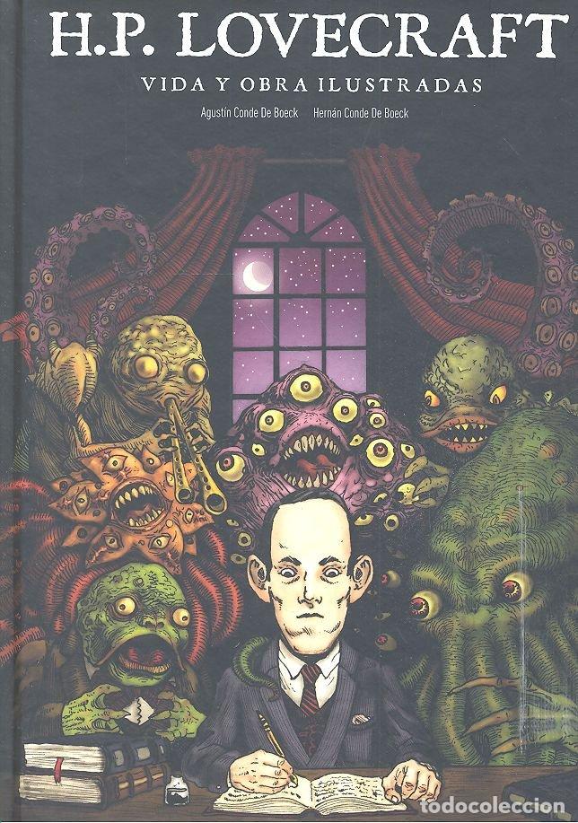 books: LOVECRAFT VIDA Y OBRA ILUSTRADAS - CONDE DE BOECK, AGUSTIN