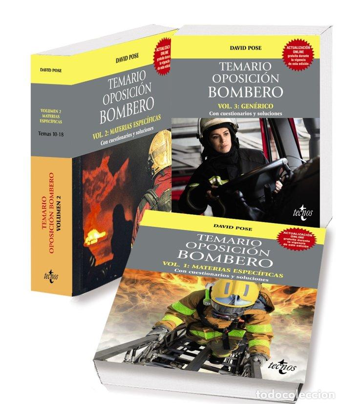 Libros: PACK TEMARIO OPOSICION BOMBERO - POSE, DAVID