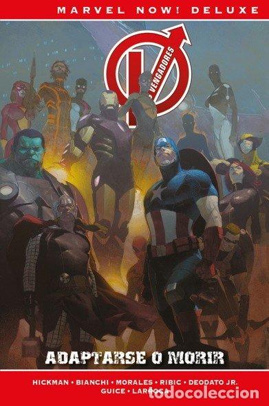 Livres: LOS VENGADORES DE JONATHAN HICKMAN 5 ADAPTARSE O MORIR - SALVADOR LARROCA