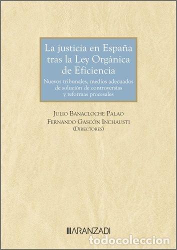 Libri: LA JUSTICIA EN ESPA&Ntilde;A TRAS LA LEY ORGANICA DE EFICIENCIA NUE - JULIO BANACLOCHE PALAO