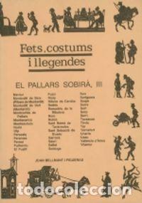 books: PALLARS SOBIRA III,EL - BELLMUNT FIGUERAS, JOAN