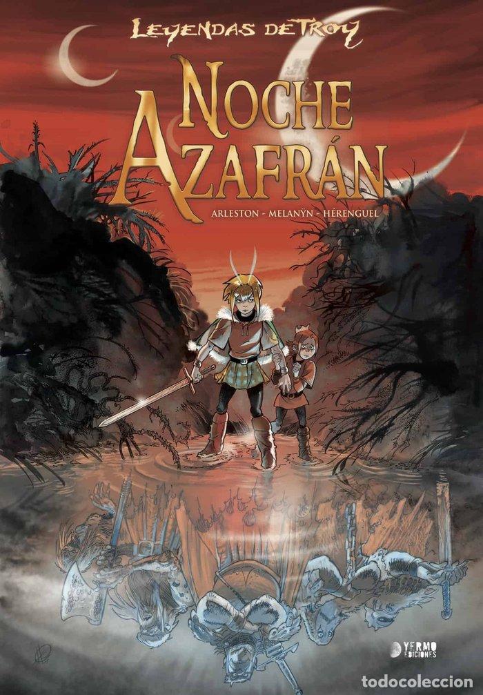 Libros: LEYENDAS DE TROY NOCHE AZAFRAN - ARLESTON
