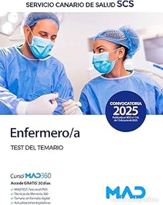 Livres: ENFERMERA/O TEST TEMARIO SERVICIO CANARIO SALUD - AA.VV