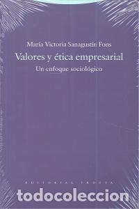 Libros: VALORES Y ETICA EMPRESARIAL - SANAGUSTIN FONS, MARIA VICTORIA
