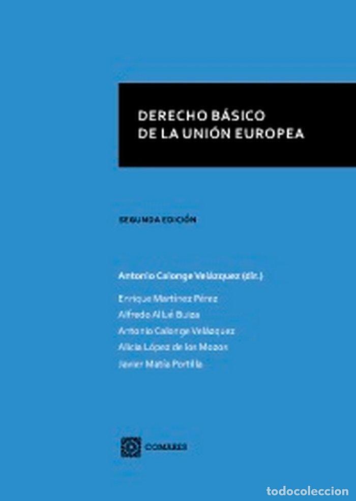 books: DERECHO BASICO DE LA UNION EUROPEA - CALONGE VELAZQUEZ, ANTONIO