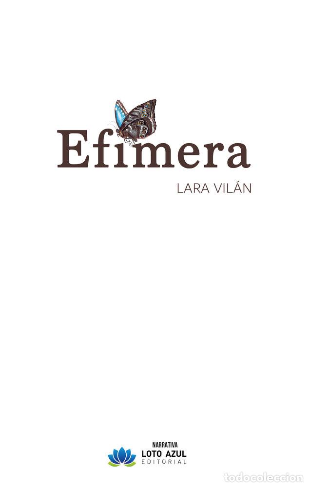 Libros: EFIMERA - VILAN, LARA