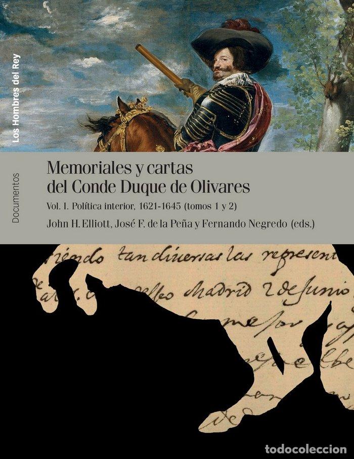 Libros: MEMORIALES Y CARTAS DEL CONDE DUQUE DE OLIVARES - ELLIOTT, JOHN H