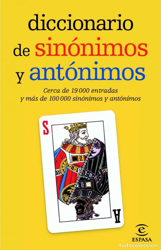 Livres: DIC.SINONIMOS ANTONIMOS 11 - ESPASA CALPE