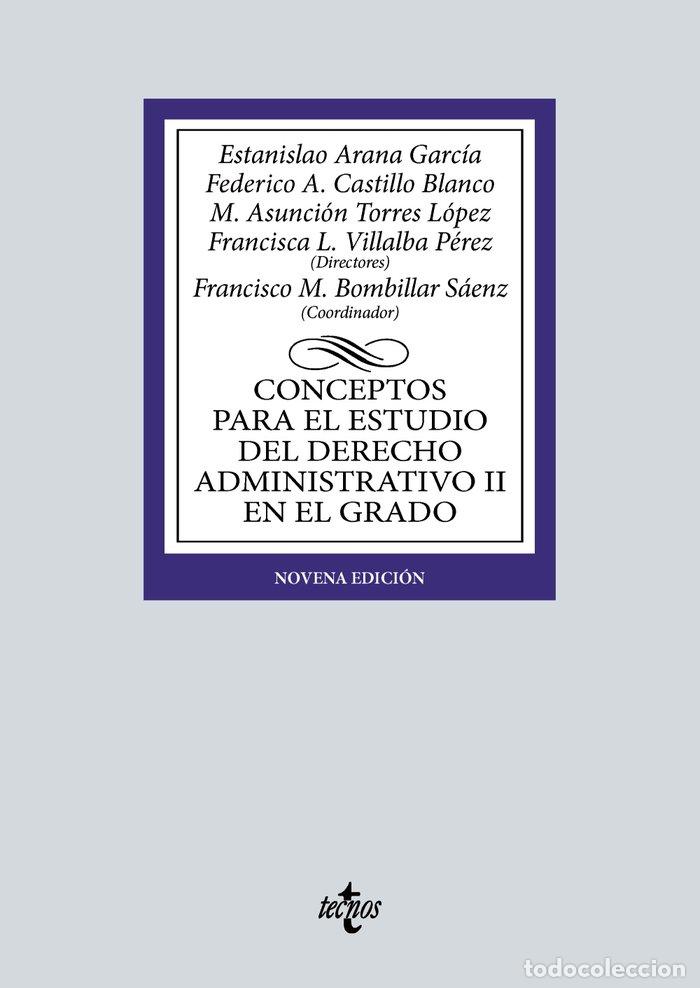 Livros: CONCEPTOS PARA EL ESTUDIO DEL DERECHO ADMINISTRATIVO II EN E - ARANA GARCIA, ESTANISLAO