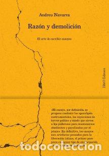 Libros: RAZON Y DEMOLICION - NAVARRA, ANDREU