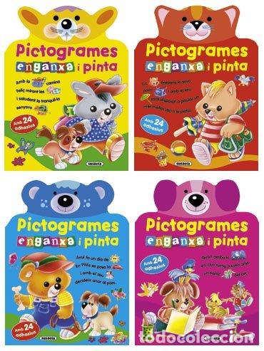 Libros: 4&ordm;. PINTA-ENGANXA PICTOGRAMES (4 T - SIN AUTOR