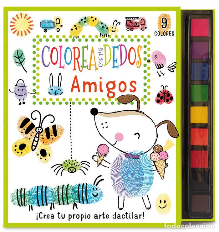 Libros: COLOREA CON TUS DEDOS AMIGOS - VARIOS AUTORES