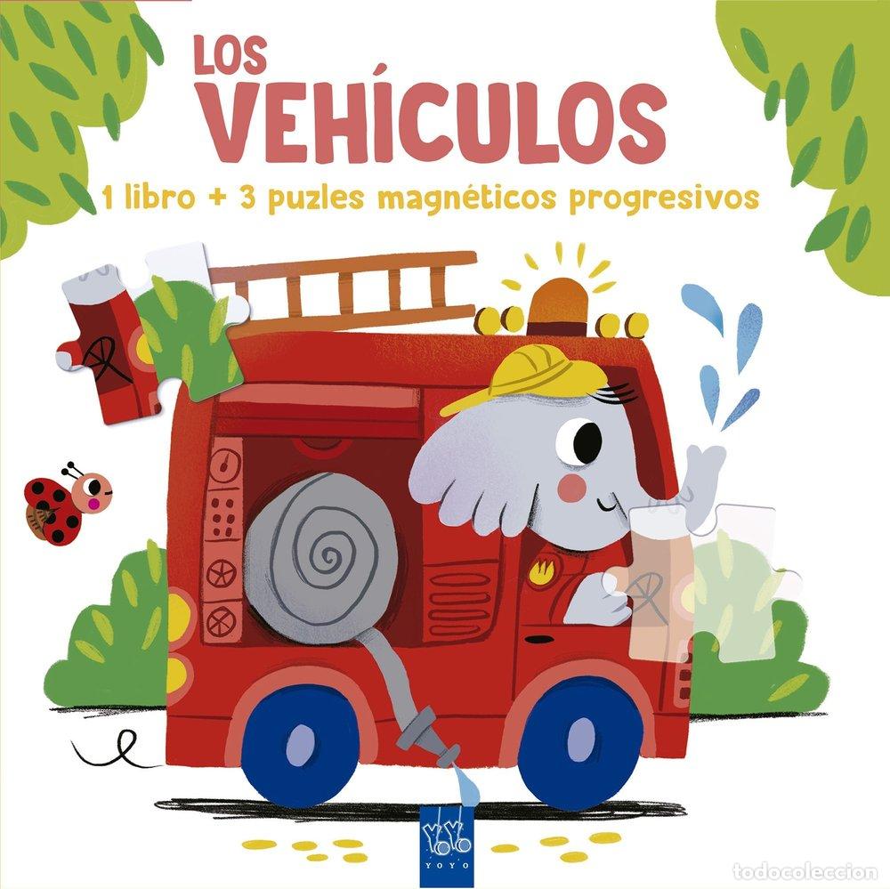 Libros: LEE Y JUEGA CON PUZLES MAGNETICOS LOS VEHICULOS - YOYO