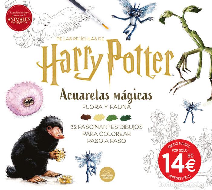Libros: HARRY POTTER ACUARELAS MAGICAS FLORA Y FAUNA - WIZARDING WORLD, J K ROWLING