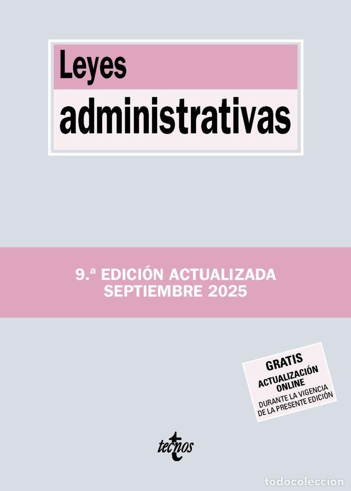 Libros: LEYES ADMINISTRATIVAS - EDITORIAL TECNOS