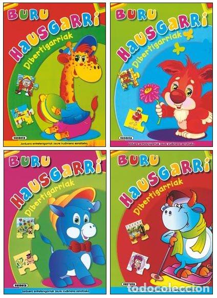 Libros: BURUHAUSGARRI DIBERTIGARRIAK (4 TITULU) - SUSAETA, EQUIPO