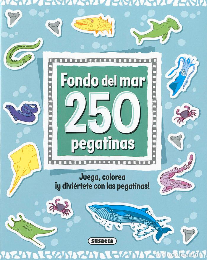 Libros: FONDO DEL MAR 250 PEGATINAS - SUSAETA, EQUIPO