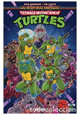 Libros: TEENAGE MUTANT NINJA TURTLES 1 LAS AVENTURAS ANIMADAS - BURNHAM, ERIK