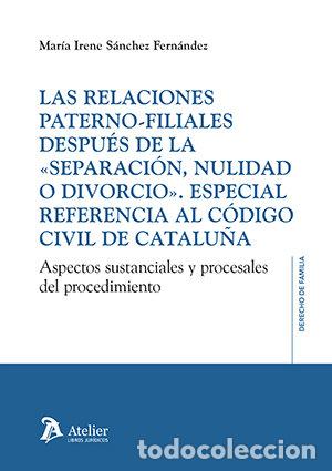 Libros: LAS RELACIONES PATERNO FILIALES DESPUES DE LA SEPARACION - MARIA IRENE SANCHEZ FERNANDEZ