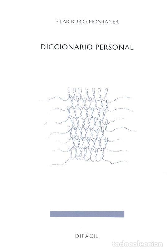 Livros: DICCIONARIO PERSONAL - RUBIO MONTANER, PILAR